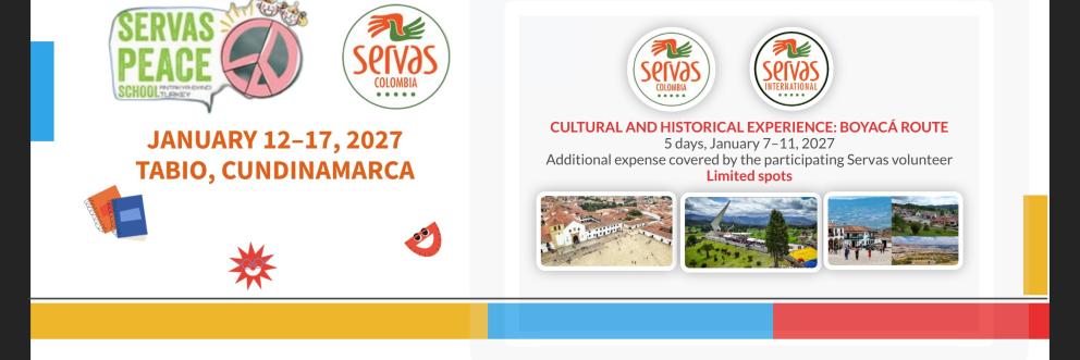 Colombia Peace School 2026 Banner