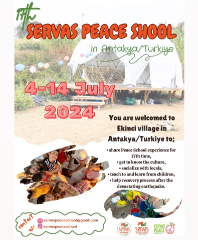 Servas Turkiye peace school 2024