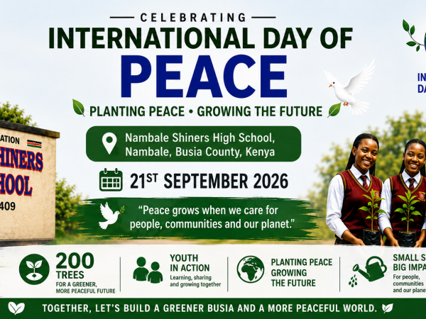 Int Peace Day Plant trees Nairobi