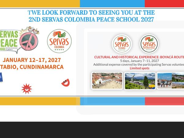 Colombia Peace School 2026 Banner